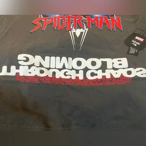 Civil Regime X Marvel Spider-Man Graphic Tee - Black - Picture 5 of 11